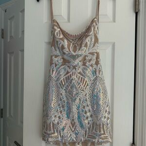 Lucy in the sky body con dress